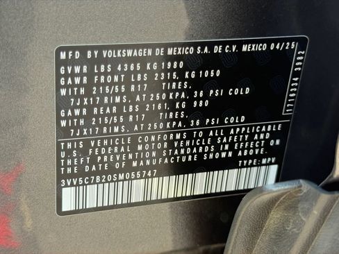 Used 2025 Volkswagen Taos S FWD image 26