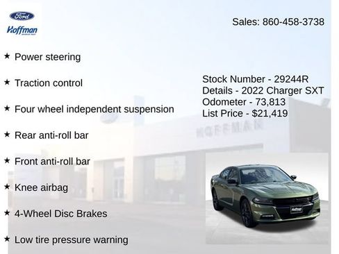 Used 2022 Dodge Charger SXT w/ Blacktop Package AWD/4WD image 25