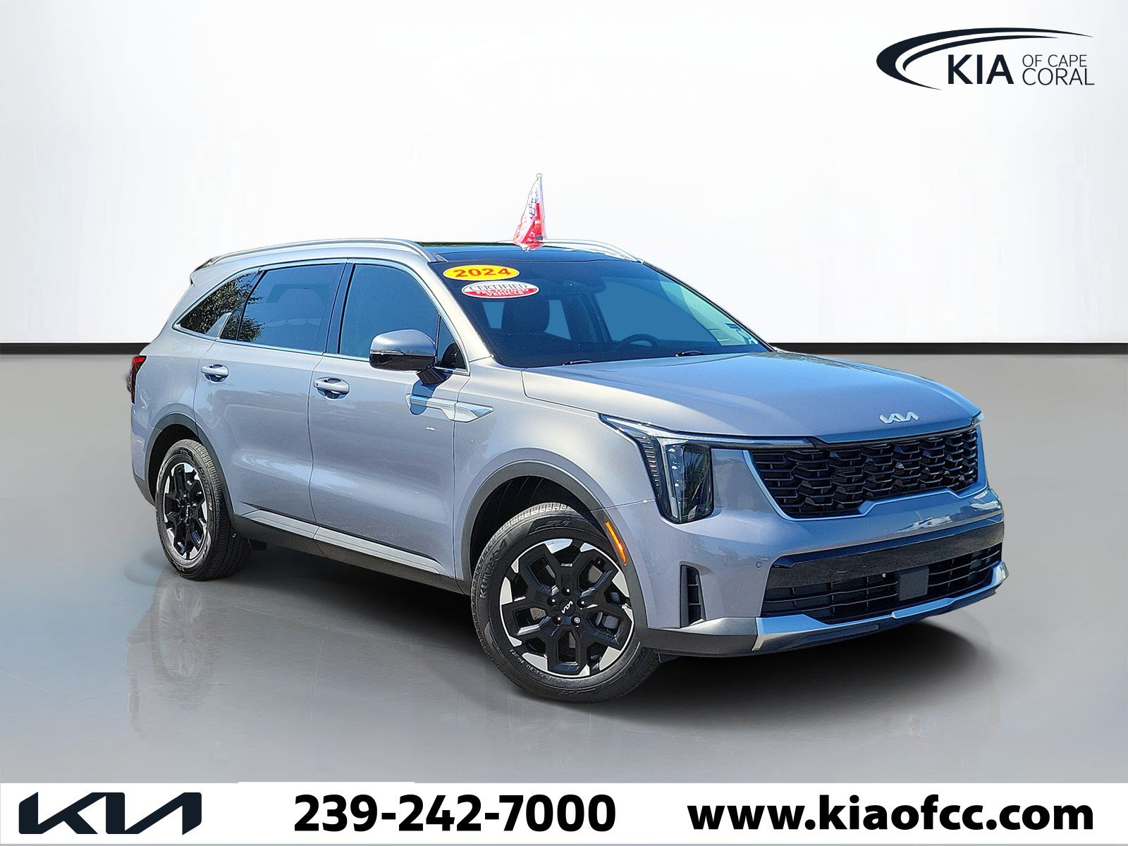 Certified 2024 Kia Sorento S w/ Panoramic Sunroof Package FWD image 1