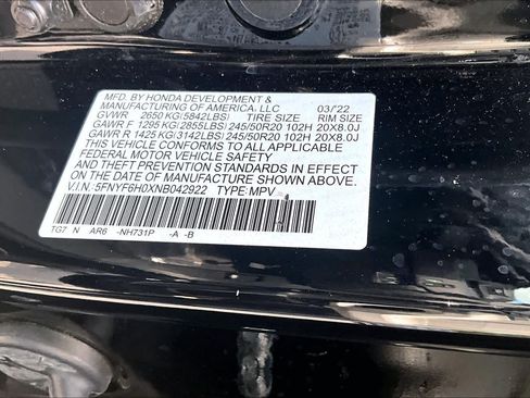 Used 2022 Honda Pilot Elite image 37