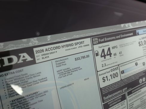 New 2026 Honda Accord Sport image 27