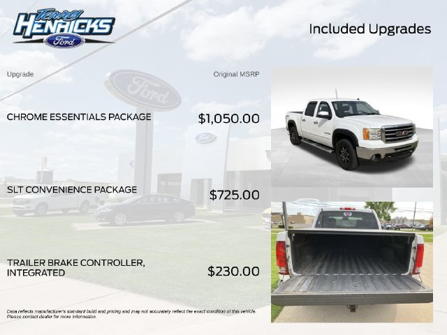 Used 2012 GMC Sierra 1500 SLT w/ Chrome Essentials Package AWD/4WD image 8