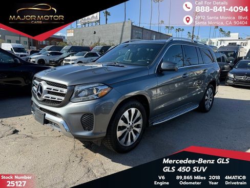 Used 2018 Mercedes-Benz GLS 450 4MATIC w/ Premium Package image 1