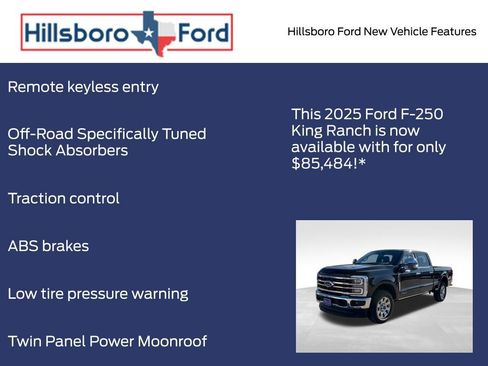 New 2025 Ford F250 King Ranch w/ Chrome Package image 18