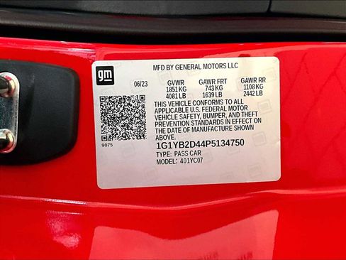 Used 2023 Chevrolet Corvette Stingray Preferred Cpe w/ Z51 Performance Package image 33