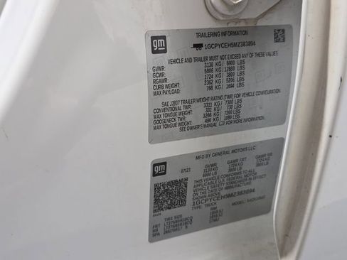 Used 2021 Chevrolet Silverado 1500 Custom Trail Boss w/ LPO, Dark Essentials Package image 40