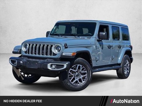 Used 2024 Jeep Wrangler Unlimited Sahara w/ Technology Group AWD/4WD image 1