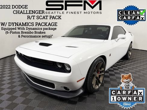 Used 2022 Dodge Challenger R/T Scat Pack w/ Dynamics Package RWD image 1