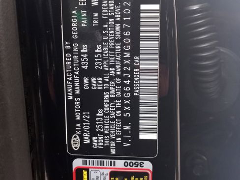 Used 2021 Kia K5 GT-Line w/ GT-Line FWD Premium Package image 37