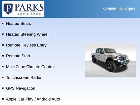 Used 2023 Jeep Gladiator Mojave w/ Cold Weather Group AWD/4WD image 4