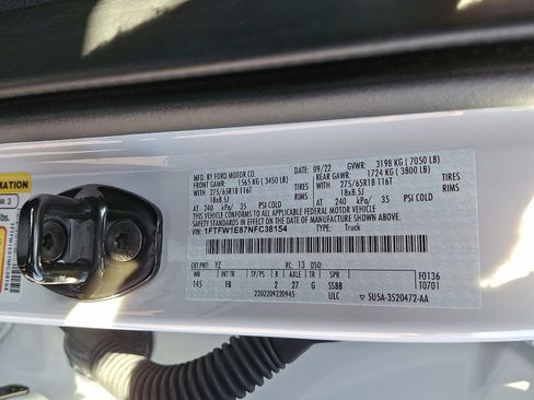 Certified 2022 Ford F150 XLT w/ Equipment Group 302A High image 26