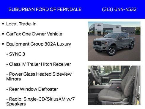 Used 2018 Ford F150 XLT w/ Equipment Group 302A Luxury image 4