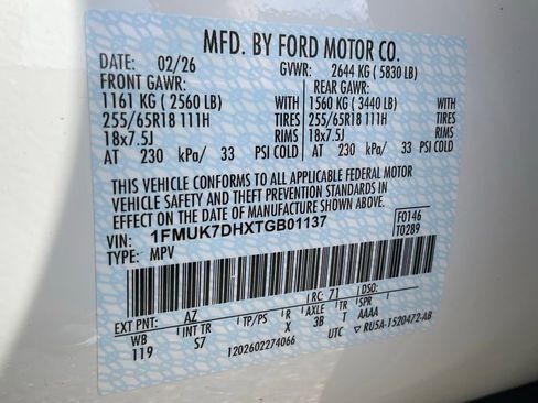 New 2026 Ford Explorer Active w/ Active Comfort Package image 57