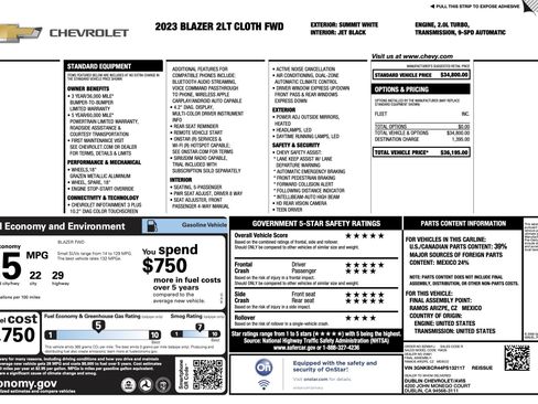 Used 2023 Chevrolet Blazer LT image 4