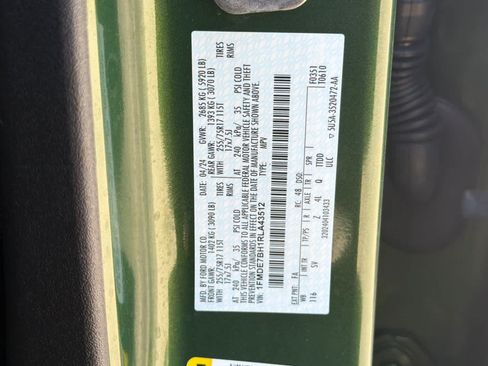 Certified 2024 Ford Bronco Big Bend AWD/4WD image 29