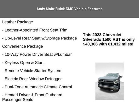 Used 2023 Chevrolet Silverado 1500 RST w/ Convenience Package II image 14