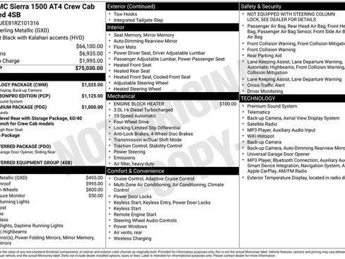 Certified 2024 GMC Sierra 1500 AT4 w/ Technology Package AWD/4WD image 10