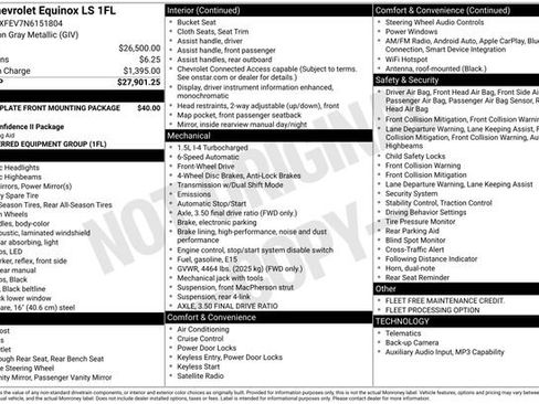Certified 2022 Chevrolet Equinox LS image 6