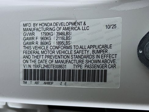 New 2026 Honda Civic Sport image 36