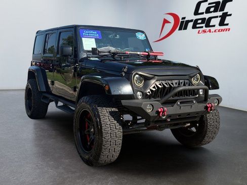 Used 2015 Jeep Wrangler Unlimited Sahara w/ Mopar Chrome Edition Group AWD/4WD image 1