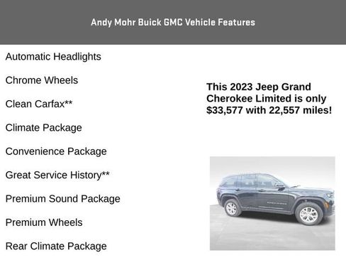 Used 2023 Jeep Grand Cherokee Limited AWD/4WD image 8