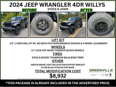 New 2024 Jeep Wrangler Unlimited Sport image 2