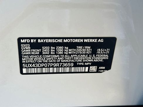 Certified 2023 BMW X3 sDrive30i w/ Convenience Package image 37