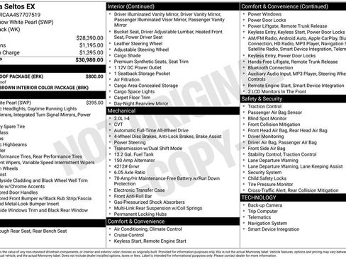 Used 2025 Kia Seltos EX w/ EX Sunroof Package AWD/4WD image 37