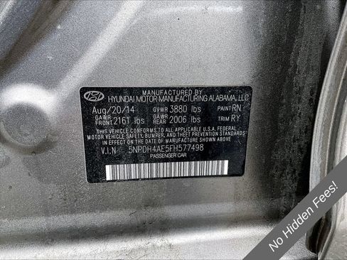 Used 2015 Hyundai Elantra SE w/ Option Group 03 FWD image 23