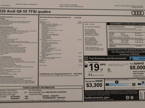 New 2026 Audi Q8 Prestige AWD/4WD image 36
