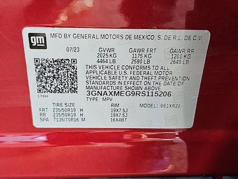 Used 2024 Chevrolet Equinox RS w/ RS Leather Package FWD image 33