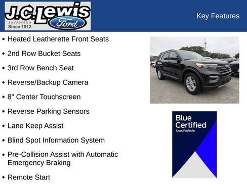 Certified 2023 Ford Explorer XLT w/ Equipment Group 202A image 29