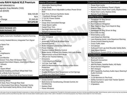 Certified 2024 Toyota RAV4 XLE Premium AWD/4WD image 34