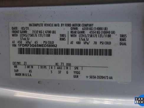 Used 2021 Ford F350 XL w/ Power Equipment Group RWD image 45