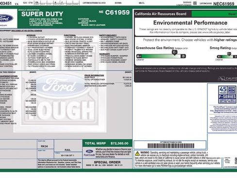 Used 2022 Ford F350 Lariat w/ Lariat Value Package AWD/4WD image 19