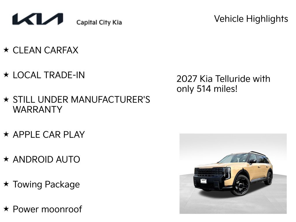 Used 2027 Kia Telluride EX X-Line w/ Towing Package AWD/4WD image 8