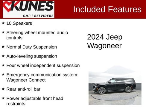 Used 2024 Jeep Wagoneer Series II w/ Flexible Seating Group image 2