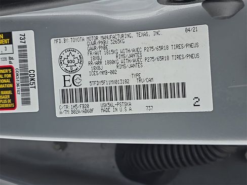 Used 2021 Toyota Tundra TRD Pro image 35