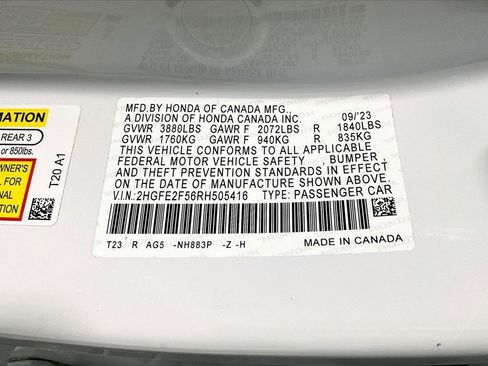 Used 2024 Honda Civic Sport image 32