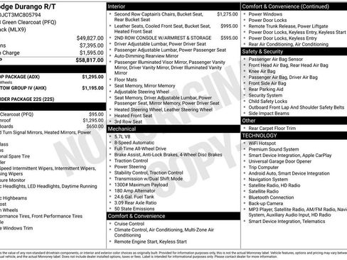 Used 2021 Dodge Durango R/T w/ Blacktop Package AWD/4WD image 16