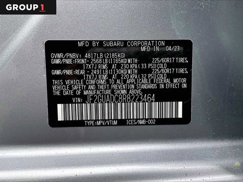 Certified 2024 Subaru Crosstrek 2.0i Premium image 34