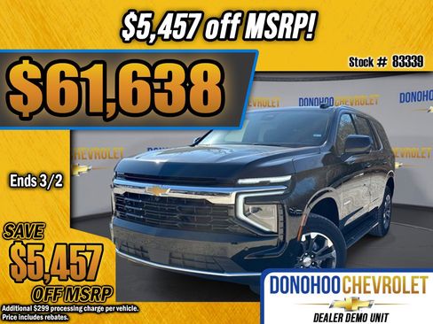 New 2026 Chevrolet Tahoe LS image 1