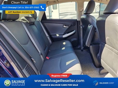 Used 2013 Toyota Prius Four w/ Deluxe Solar Roof Pkg image 13