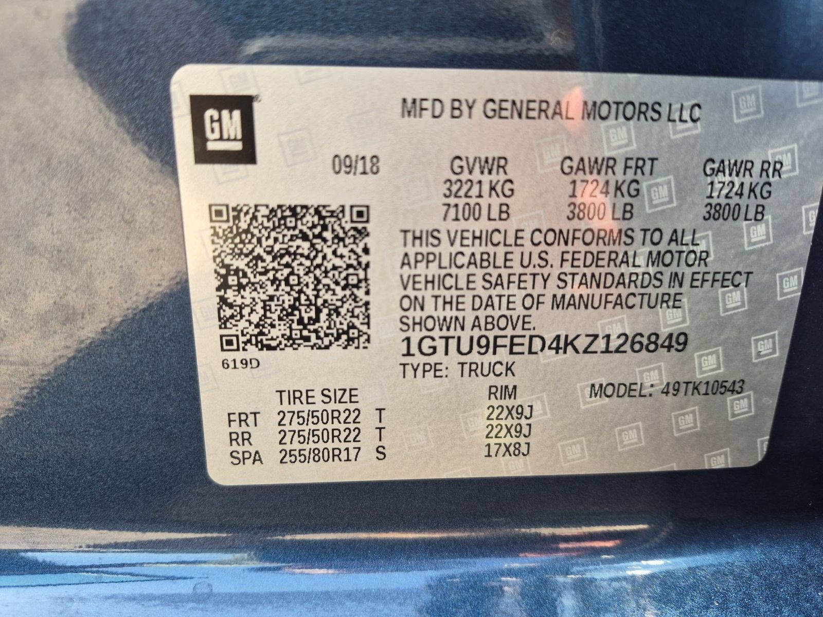 Certified 2019 GMC Sierra 1500 Denali w/ Technology Package AWD/4WD image 37