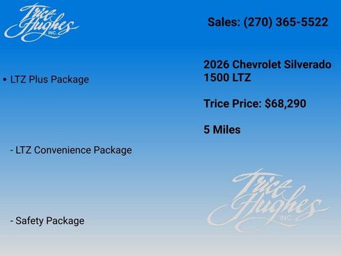 New 2026 Chevrolet Silverado 1500 LTZ AWD/4WD image 5