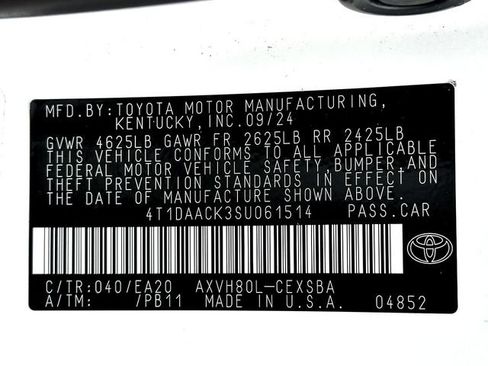 Used 2025 Toyota Camry SE w/ Multimedia Upgrade Package FWD image 33