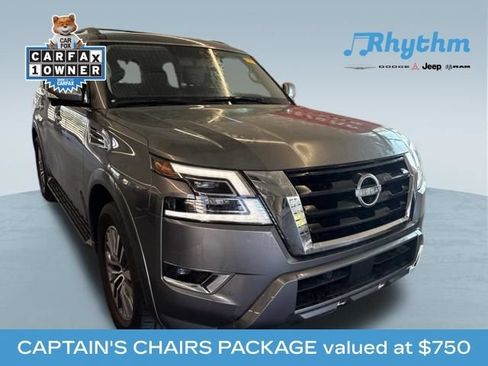 Used 2023 Nissan Armada SL w/ Captain's Chairs Package AWD/4WD image 1