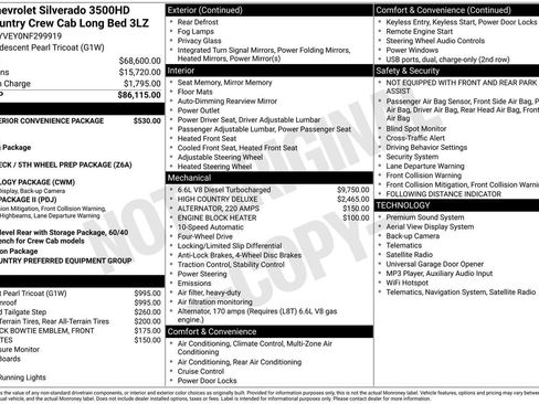 Used 2022 Chevrolet Silverado 3500 High Country AWD/4WD image 29