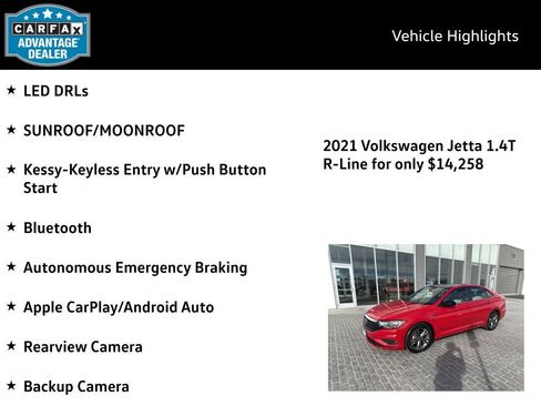 Certified 2021 Volkswagen Jetta R-Line image 4