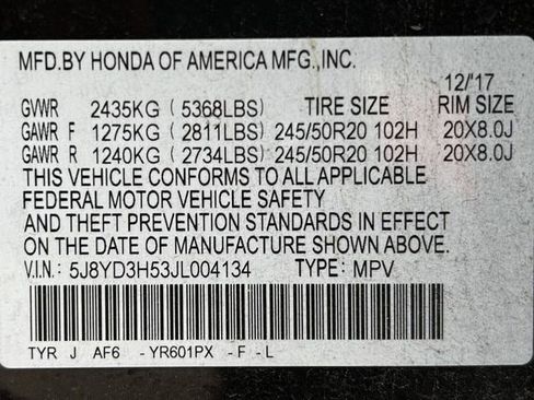 Used 2018 Acura MDX FWD w/ Technology Package image 34